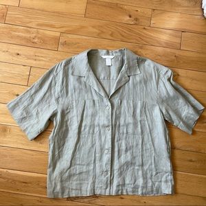 100% Linen shirt , H&M, size small